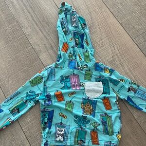 Little Sleepies Monsters Inc Hoodie 6-12M